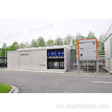 ZOYET Outdoor Chemical storage gudang kalis api